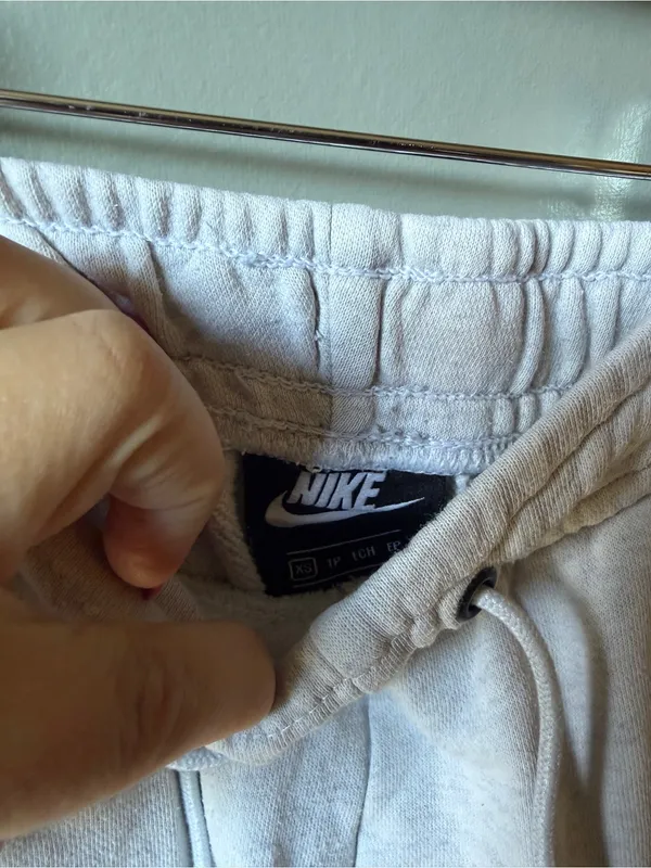 Nike Fleece Jogger Sweatpants Light Gray XS Athletic Pants - Image 4