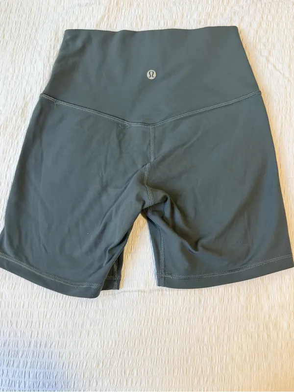 Lululemon Align High-Rise Short 6" *Grey Sage - Size 4 (Buttery Soft Nulu) - Image 5
