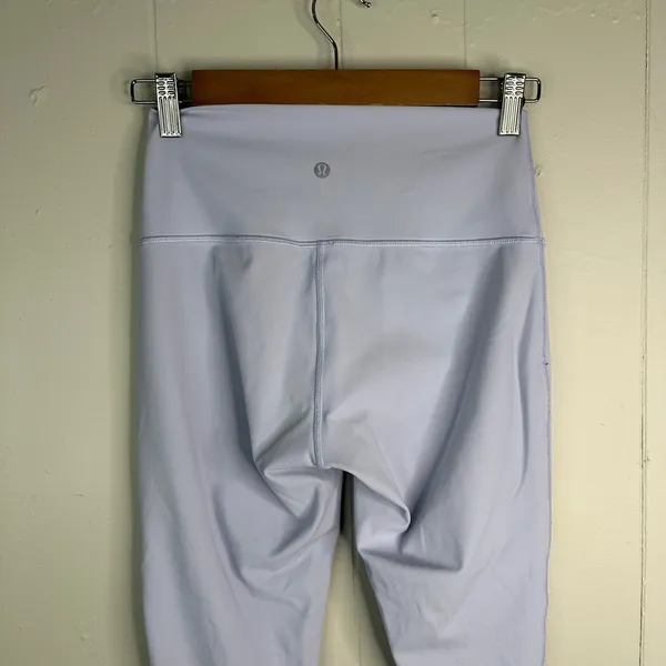 Lululemon Wunder Train Womens 6 Light Blue High Rise Tight Pockets 25 Leggings - Image 3