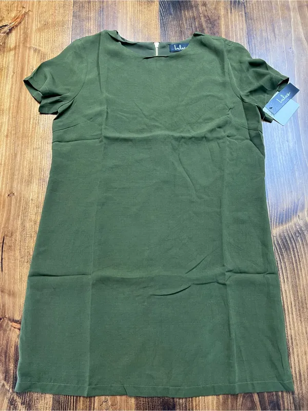Lulus Shift and Shout Olive Green Shift Dress Size Medium NWT - Image 6