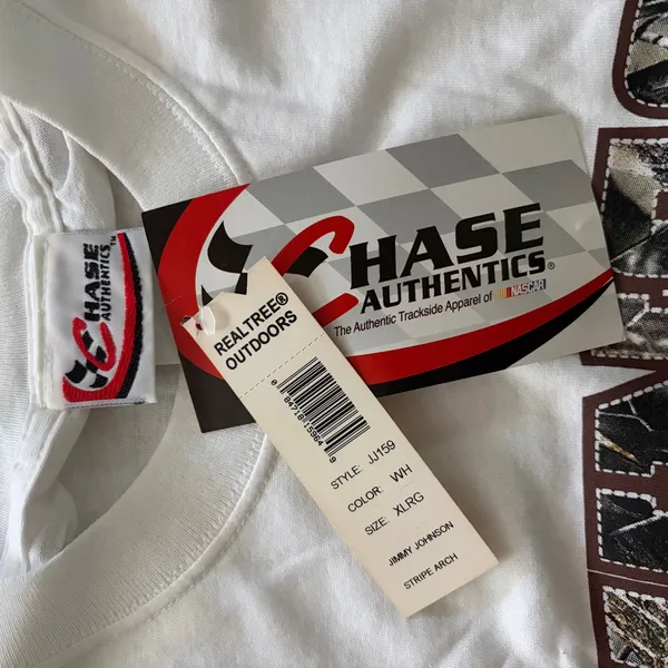 Jimmy Johnson 48 Chase Authentics Shirt Men’s XL Camo Camouflage Real Tree - Image 5