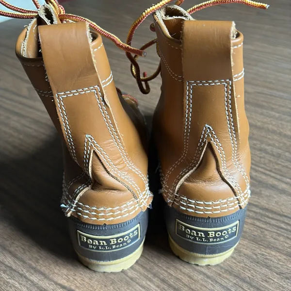 LL Bean Size 6 Women's Bean Boots 8" Brown - Image 3