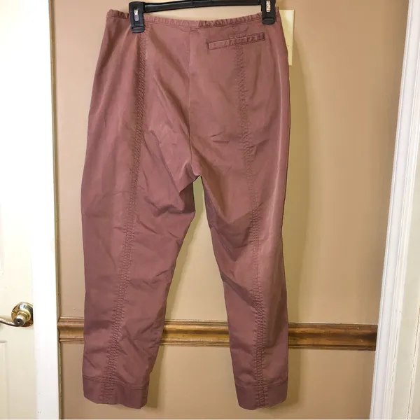 Nike Golf Dri Fit‎ Pants Burgundy Brick Red Medium 8 - Image 2