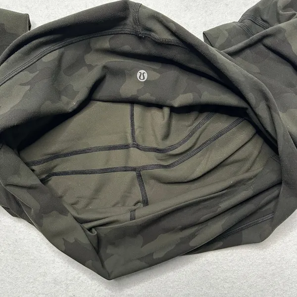 Lululemon Align High Rise Crop 21” Leggings Size 18 Heritage 365 Camo Green - Image 5