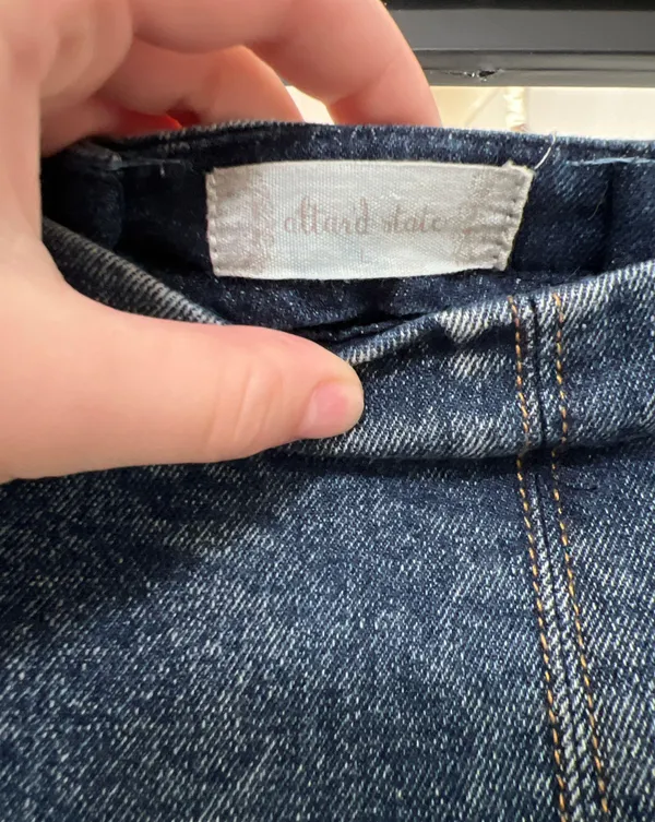 Altar'd State Scalloped Denim Skirt - Image 5