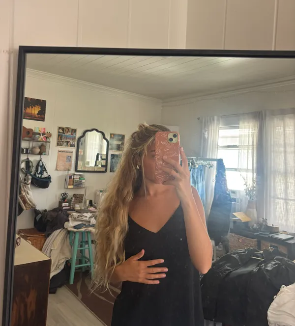 Black Spaghetti Strap Blouse  - Image 3