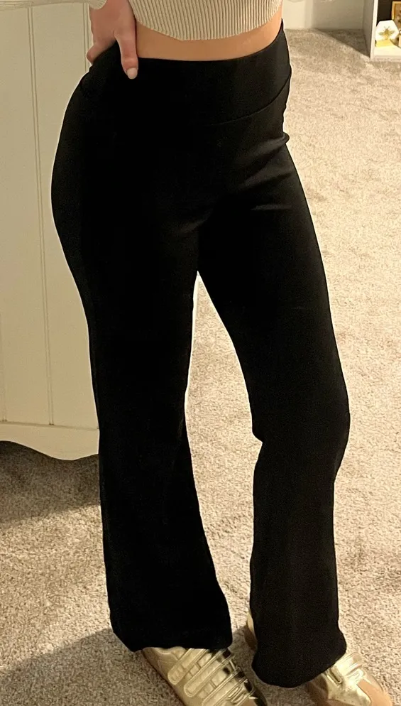 Boutique Women’s Casual Pant High Waisted Flare Workout Leggings  - Image 6