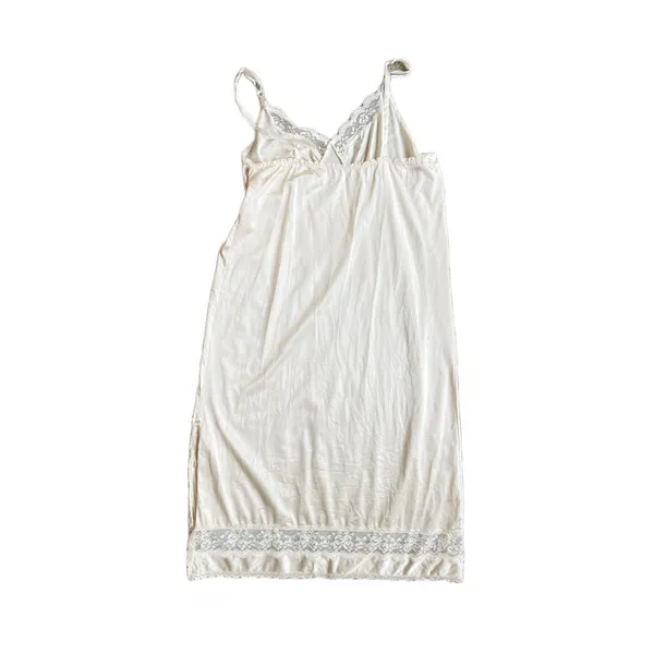 Vintage 80s White Lace Slip Dress 🔥 - Image 5
