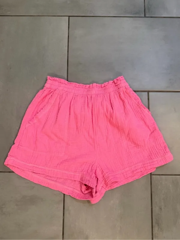 Aerie Gauzy High Waisted Short | Club Pink - Image 2