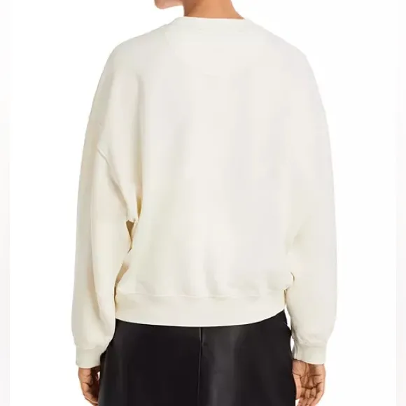 Anine Bing Jaci Rio de Janeiro Graphic Sweatshirt in White - Image 2