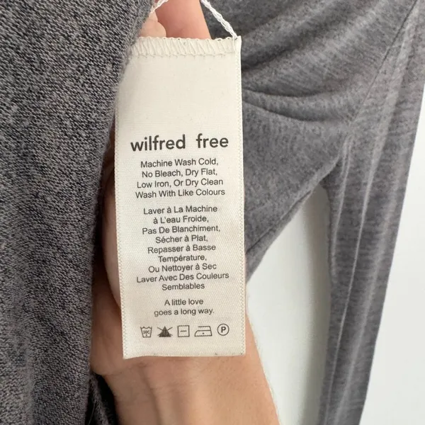 Aritzia Wilfred Free Twist Front Knit Cropped top Size XS - Image 5