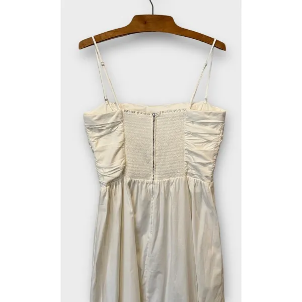 NEW Reformation Lissa Convertible Organic Stretch Cotton Midi Dress Size 10 - Image 8