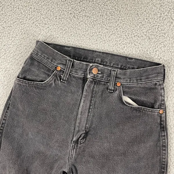 Wrangler 13MBKG Jeans Juniors 9 Black Stretch High Waisted Western Cowgirl Rodeo - Image 3