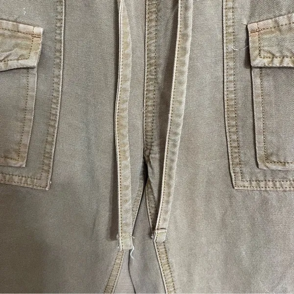 Aerie Women's‎ Cargo Jogger Pants Size XS Tan Beige Casual Drawstring Oversized - Image 3