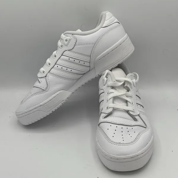 Adidas Rivalry Low W Triple White Athletic Sneakers FV4225 - Womens‎ Sz 7 - Image 5