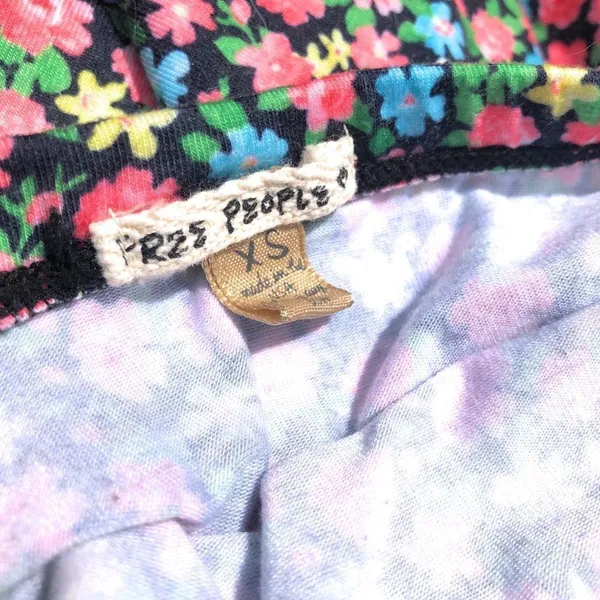 Free People Floral Mini‎ Skirt - Image 4