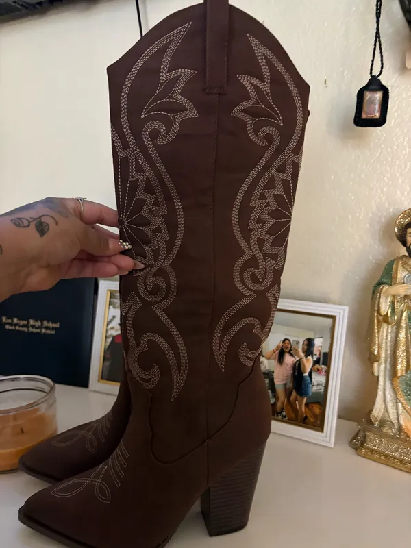 Cowgirl boots Brown Size 6 - Image 2