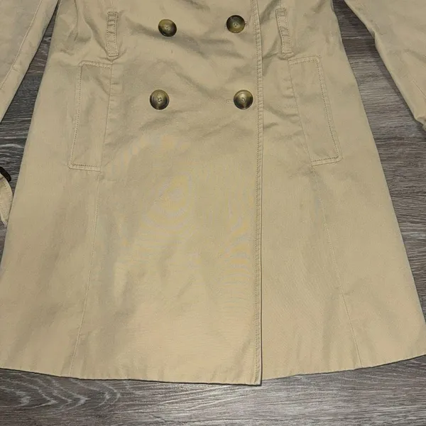 J.Crew Tan Trench Coat - Image 3
