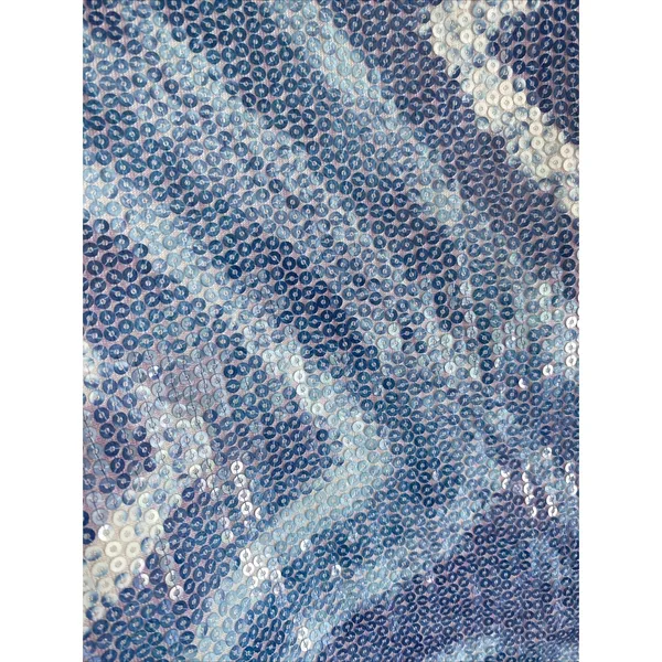 Ecru Womens Small Blue Sequin Tank Sleeveless Y2K‎ Going out Top - Image 3