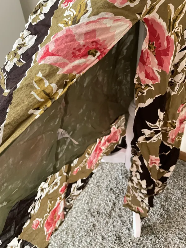 Reformation Ingrid Maxi Dress in Jalisco Floral Patchwork Size US 2 - Image 4