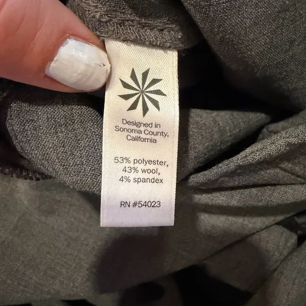 Athleta Midtown Trouser Pants Wool blend Grey - Image 7