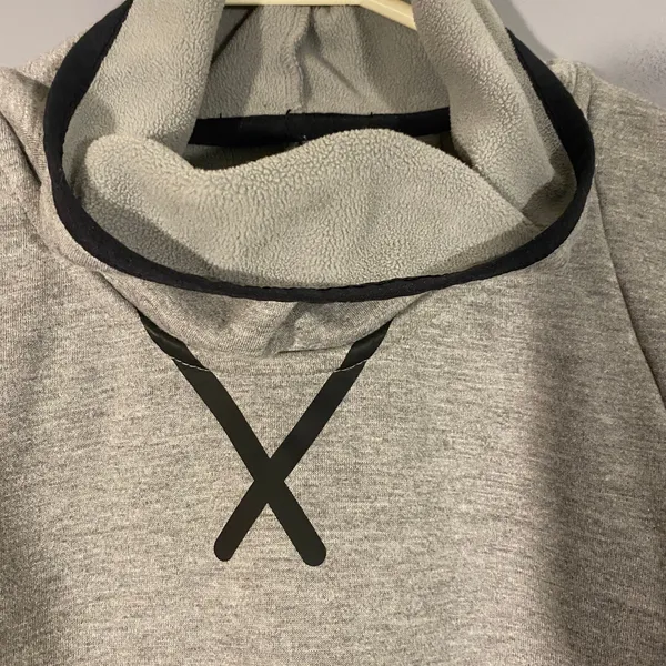 C9 By Champion Gray Victory Fleece Cowl Neck Pullover Sweatshirt Women Sz XS - Image 5