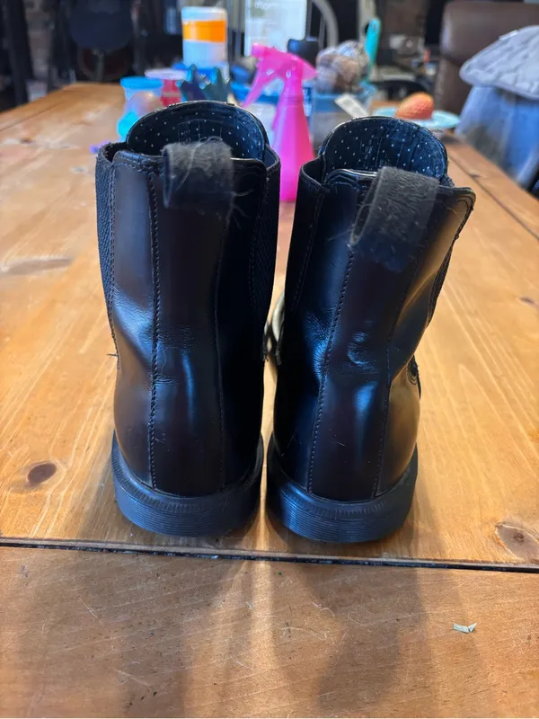 Dr Martens womens Flora leather chelsea ankle boots black 10 - Image 3