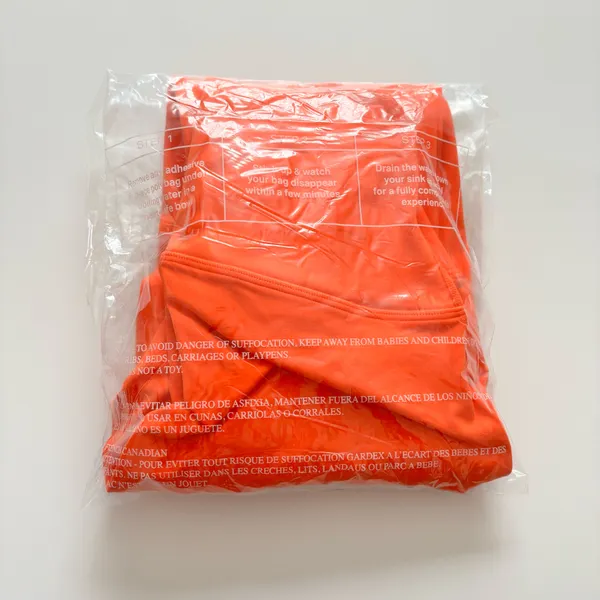 Set Active Orange Sportbody Two Piece Sports Bra and Legging Set - Image 9