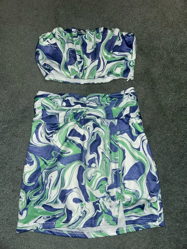 Princess Polly Multicolor Set Top and Skirt - Image 3
