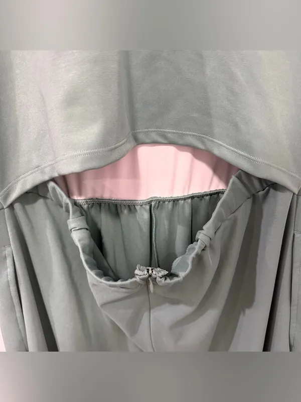 NWOT Halara Green V Neck Sleeveless Ruched Pocket Jumpsuit-Easy Peezy - Image 8