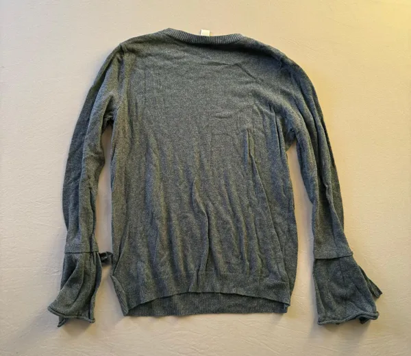 Michael Kors Tie-Cuff Bell Sleeve Sweater - Image 2