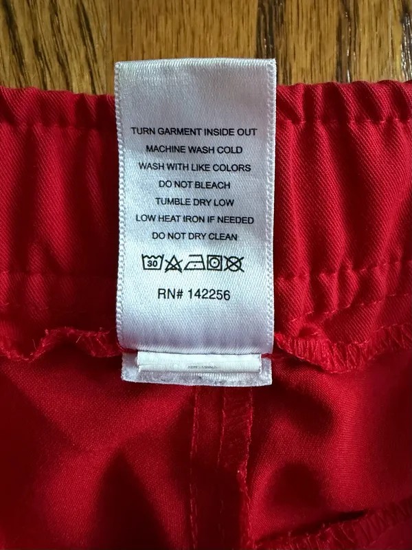 FIGS Tansen Jogger Scrub Pants Red Size S Technical Collection Medical - Image 7