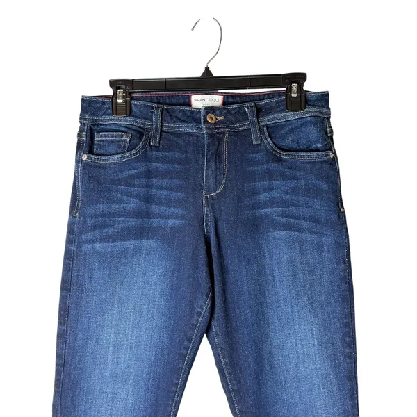 Fran Denim Nora‎ Bootcut Jeans Women 29 Dark Wash Blue Denim Luxury Western - Image 3