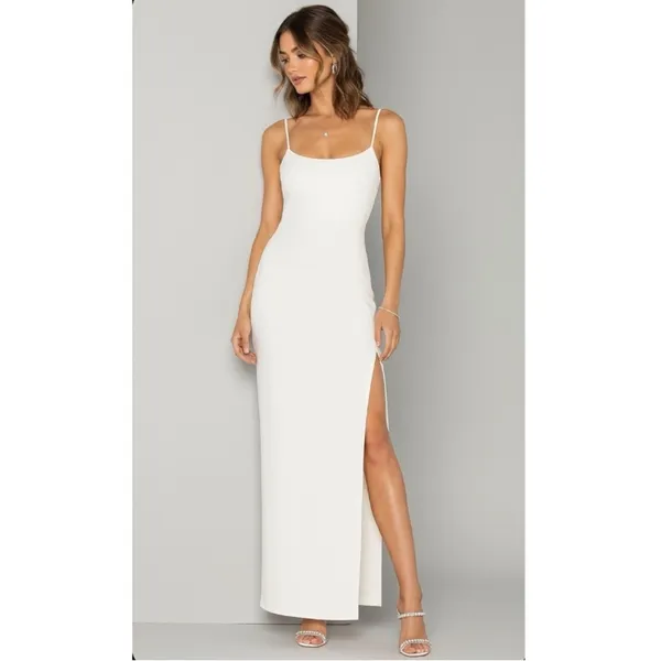 LOVERS + FRIENDS Karma Maxi Dress, White, Medium - Image 4