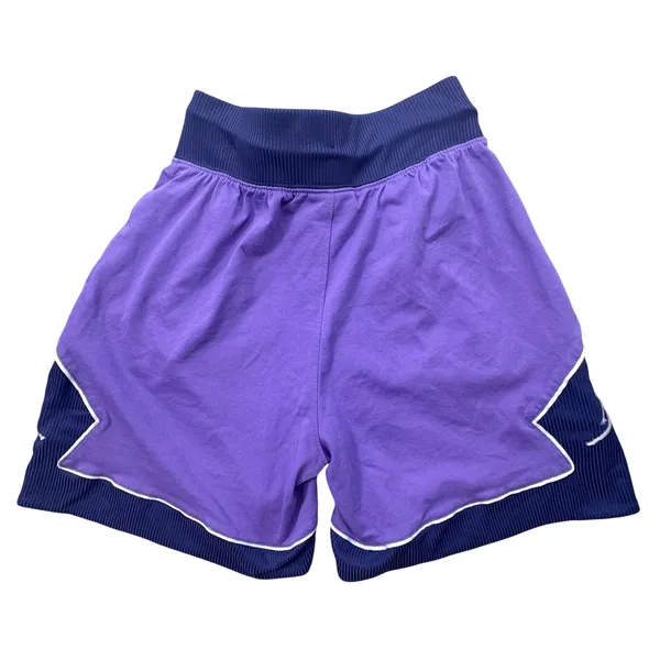 Jordan Sport Womens Diamond Basketball Shorts Purple Loose Fit Jumpman‎ XS - Image 3