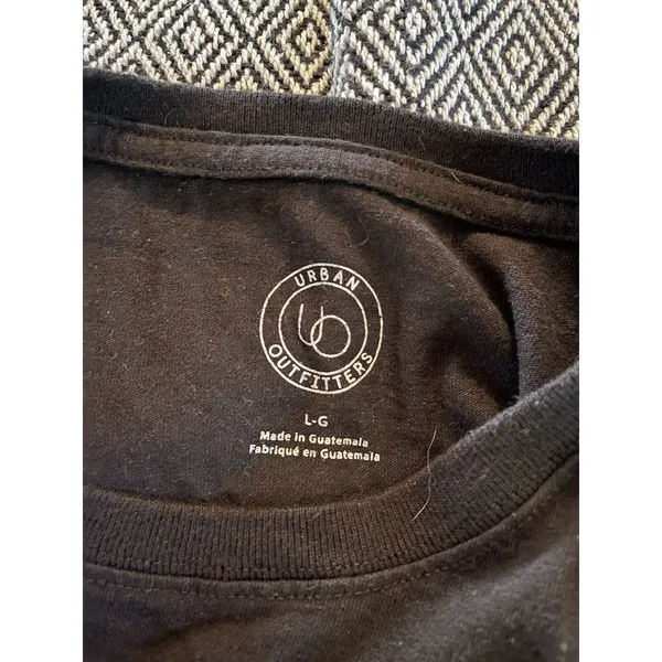 Urban Outfitters Crop Top Black T- Shirt Large - Image 6