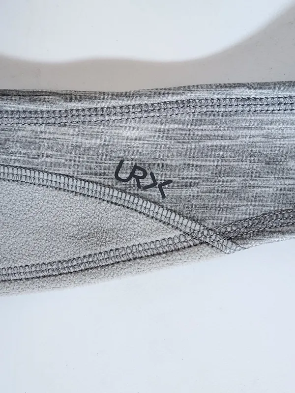URX Heather Gray Fleece Headband One Size - Image 2