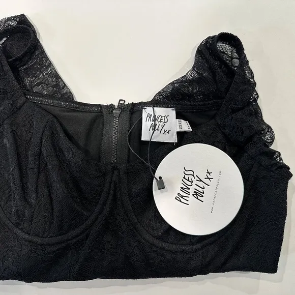 PRINCESS POLLY Purnell Lace Top Black - Size 4 - NEW With Tags - In Bags.‎ - Image 13