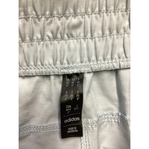 Adidas Pacer Woven High‎ Rise Training Shorts Halo Blue Womens XS 3" Inseam NWT - Image 3