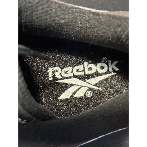 Reebok Walking Shoes‎ Womens 8.5 Black White Low Top Sneakers 2-42913 RA 804 FLU - Image 7