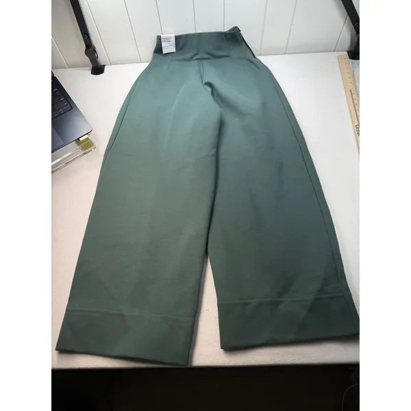 Nike Sportswear Tech Fleece High-Waisted Pleated Pants Green XS FV8052-338 NWT - Image 5