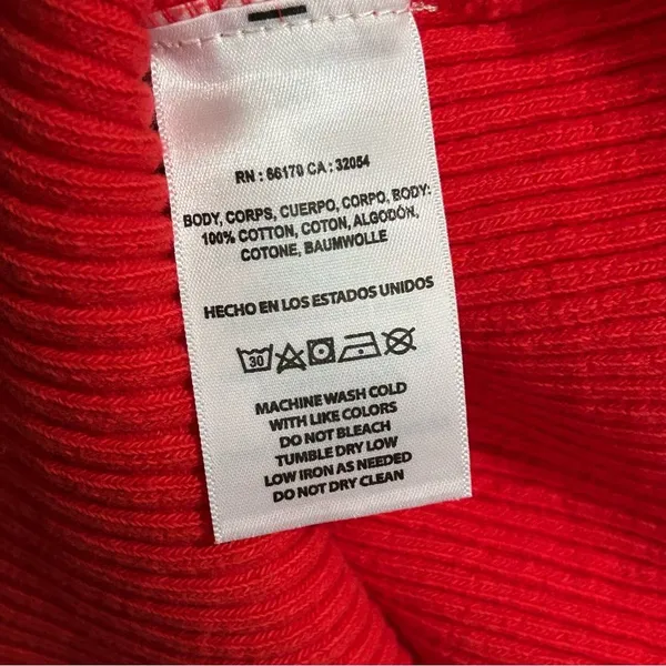 NEW Anthropologie t.la red ribbed halter neck cotton tank top women’s size small - Image 8