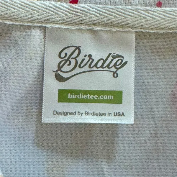 Birdie Tee Golf Polo Champagne Disco Bachelorette Girls Trip Approx Sz Medium - Image 5