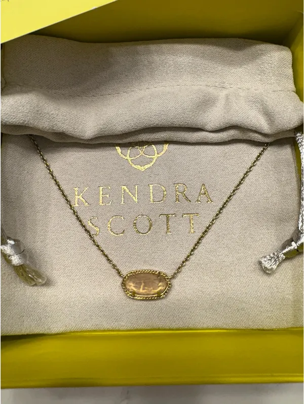 Kendra Scott Gold Rose Necklace  - Image 2