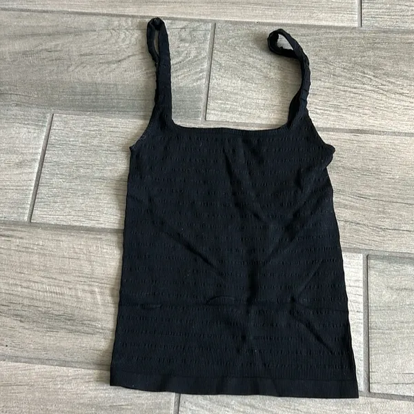 Intimately free people black stretch tank top - Image 3