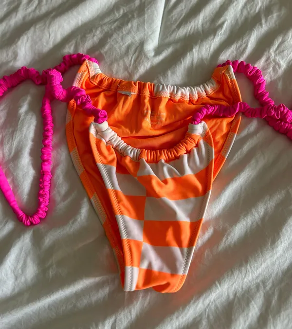 Aerie Neon Pink And Orange Bottoms - Image 2