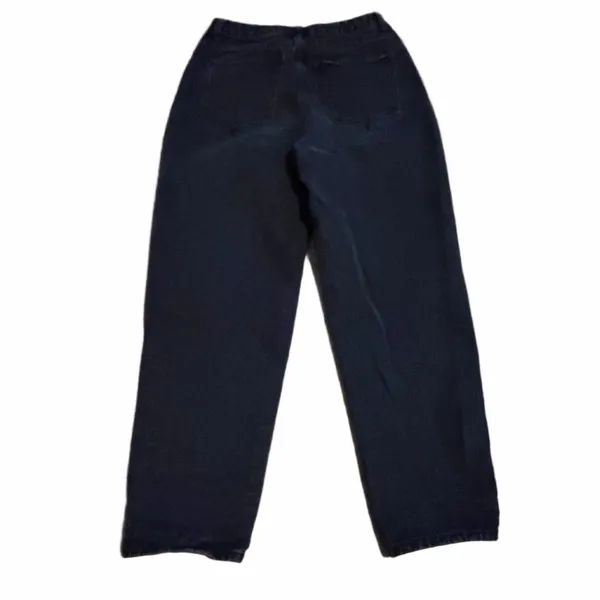 SHEIN Black Distressed Boyfriend Jeans - Image 2