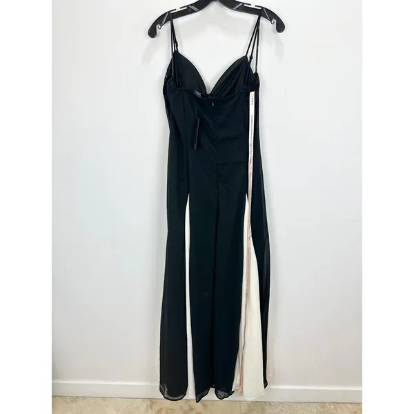 Lulus Elisha Black and White Sleeveless Maxi Dress Formal Evening XL NWT - Image 12