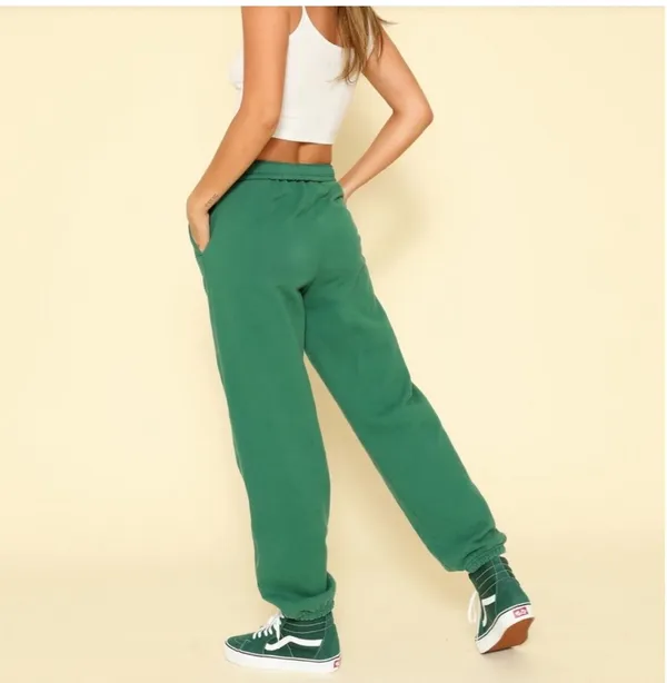 Boys Lie Sweatpants Green - Image 3