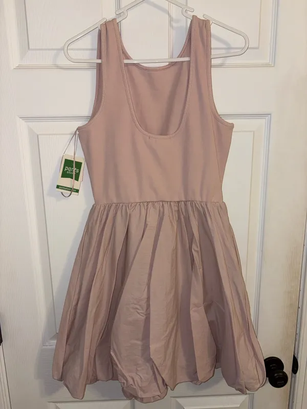 The Pants Store Blush Bubble Dress Size M - Image 3